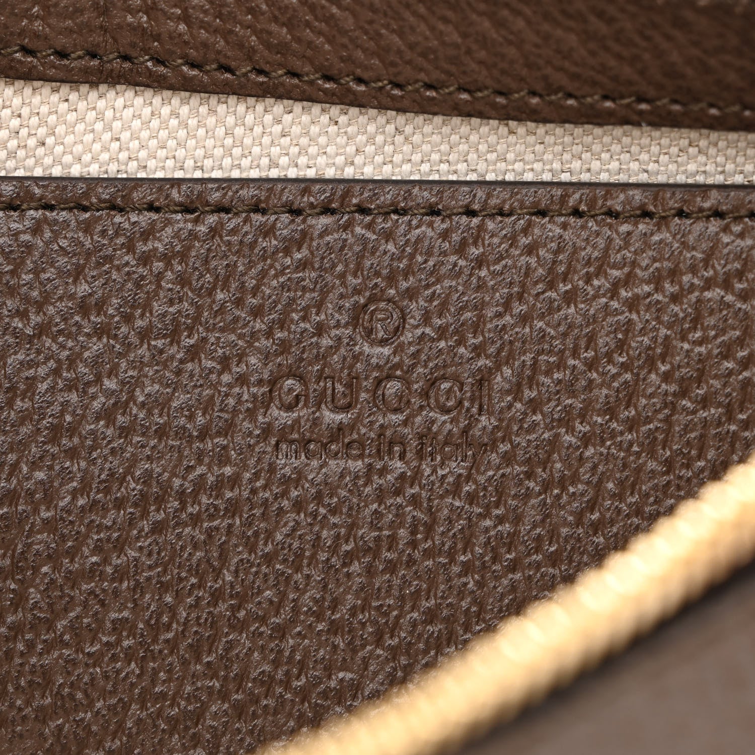 Gucci GG Supreme Monogram Textured Dollar Calfskin Web Small Ophidia GG Handbag Beige Ebony New Acero 6 of 10