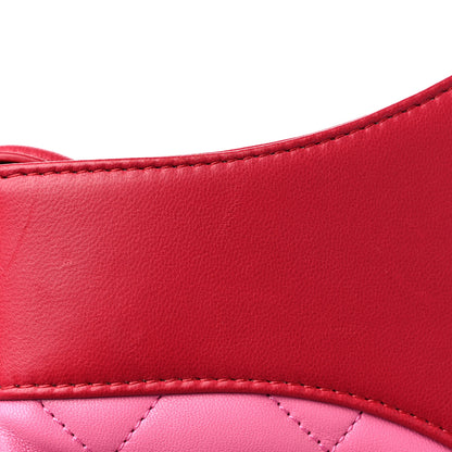Chanel Lambskin Quilted Large 31 Shopping Bag Pink Light Red 13 of 14