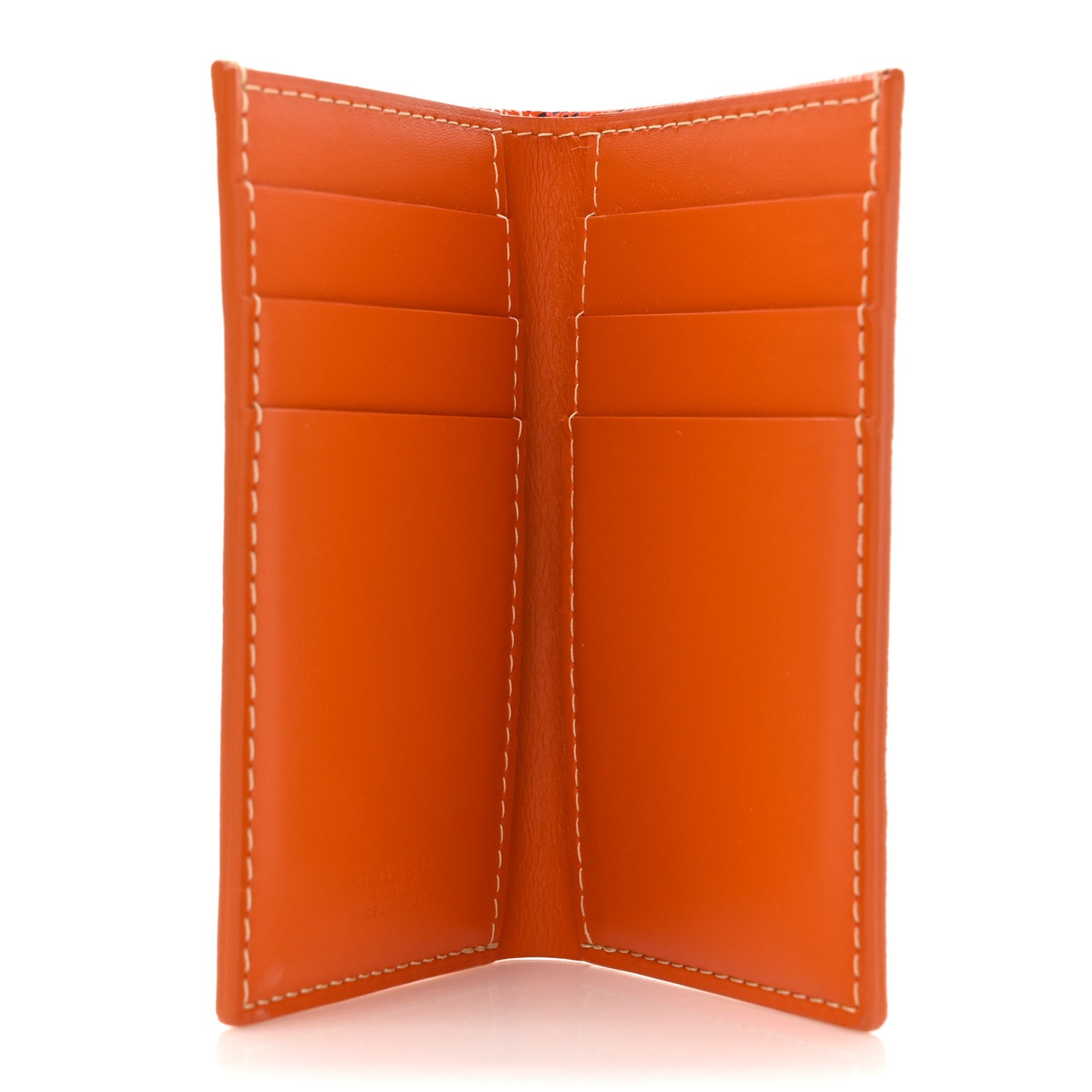 Goyardine Saint Pierre Card Holder Orange