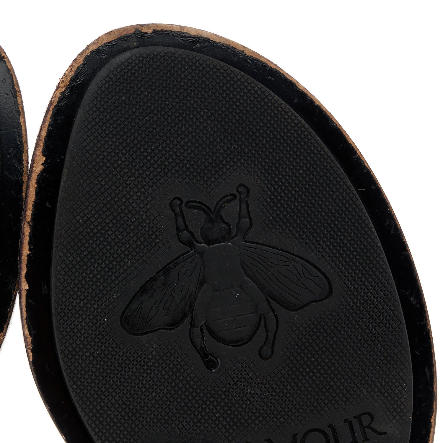 Gucci Calfskin GG Marmont Thong Sandals 38.5 Mystic White 9 of 9
