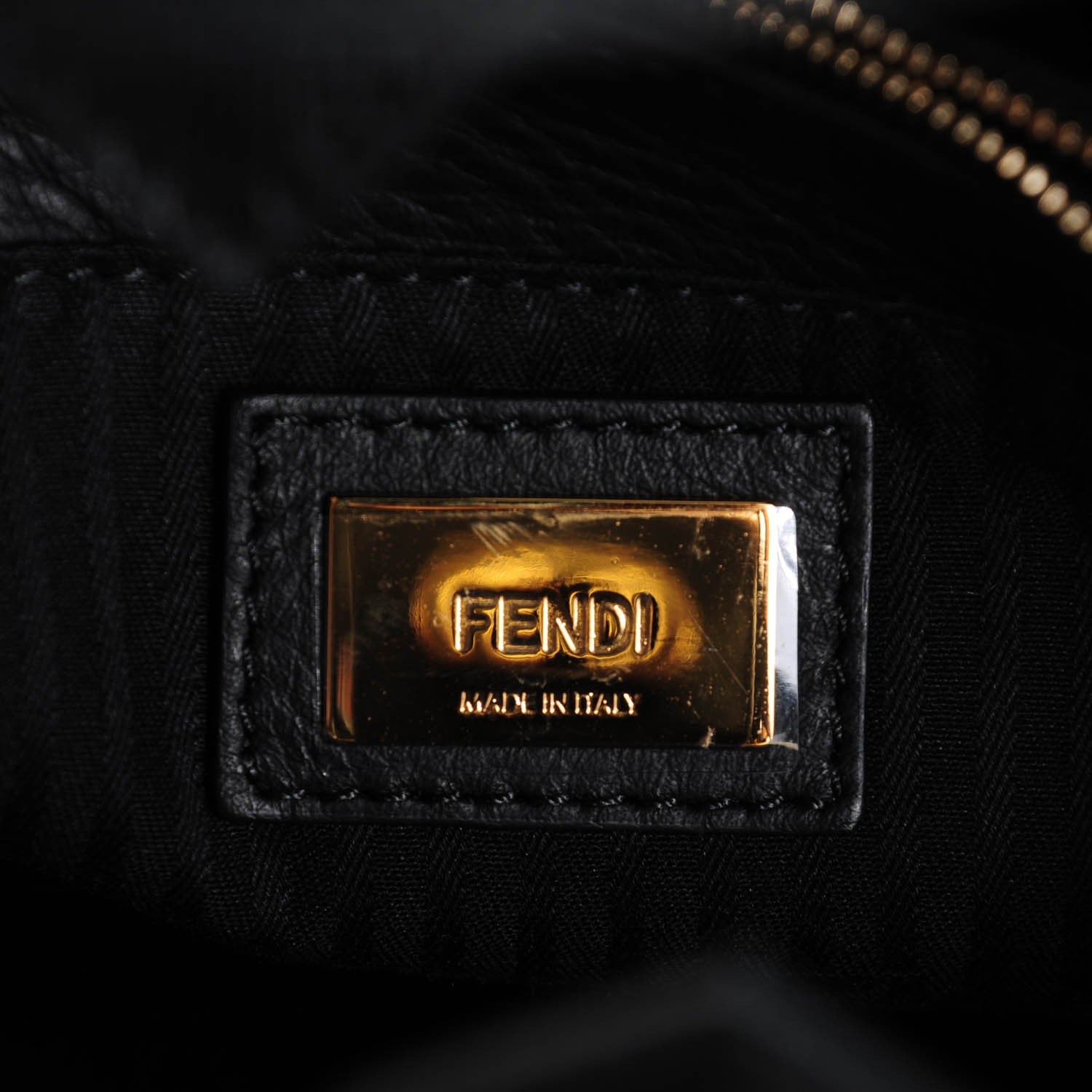 Fendi Vitello Elite Petite 2Jours Tote Black 7 of 7