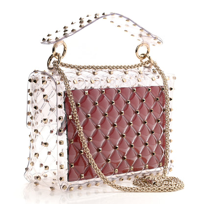 Valentino Garavani PVC Medium Rockstud Spike Shoulder Bag 3 of 7