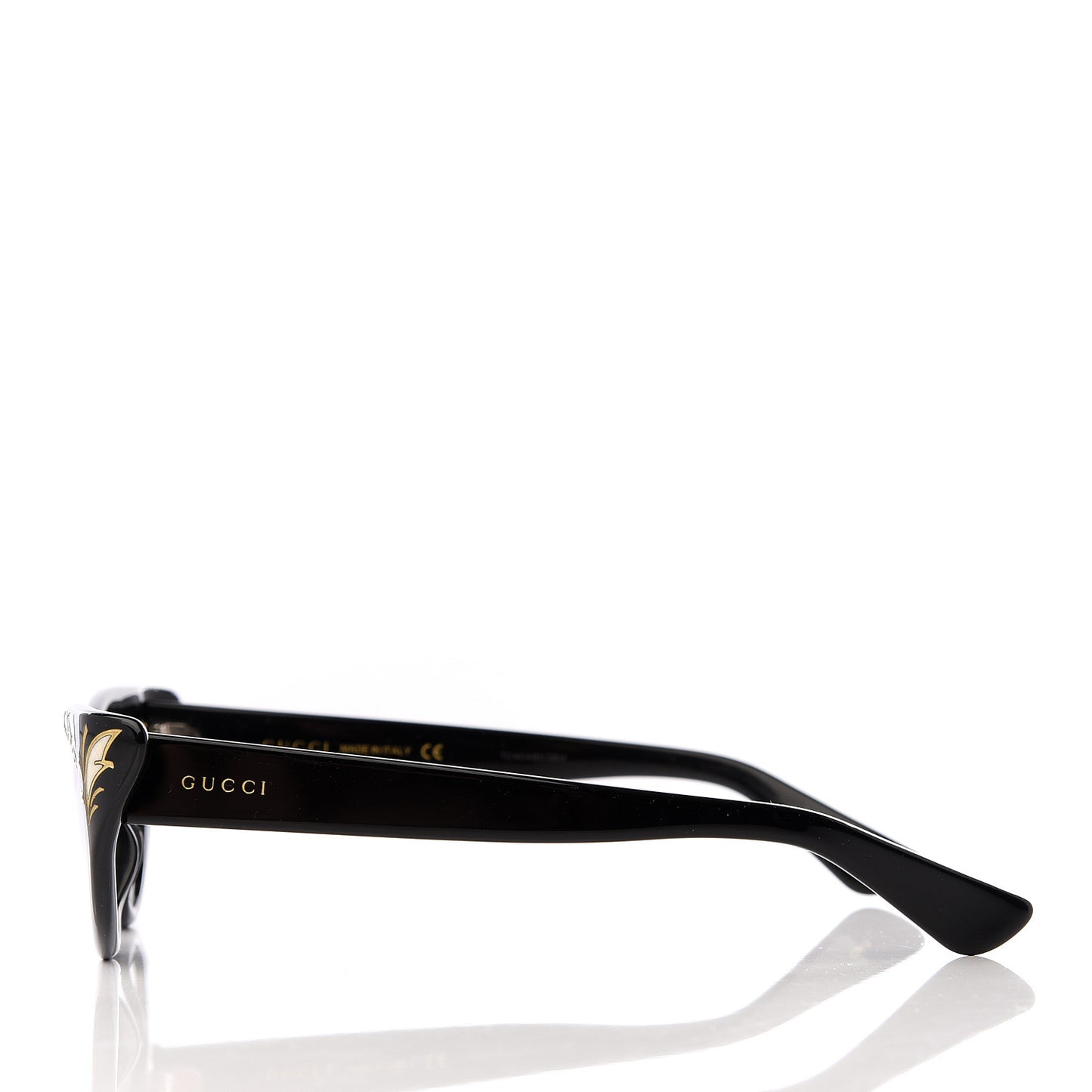 Acetate Cat Eye GG0089S Sunglasses Black