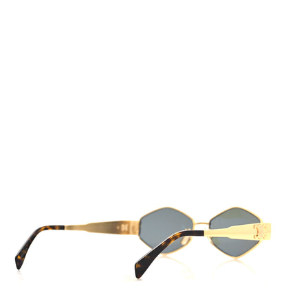 Celine Metal Triomphe 02 Sunglasses CL40254U Gold Green 4 of 7