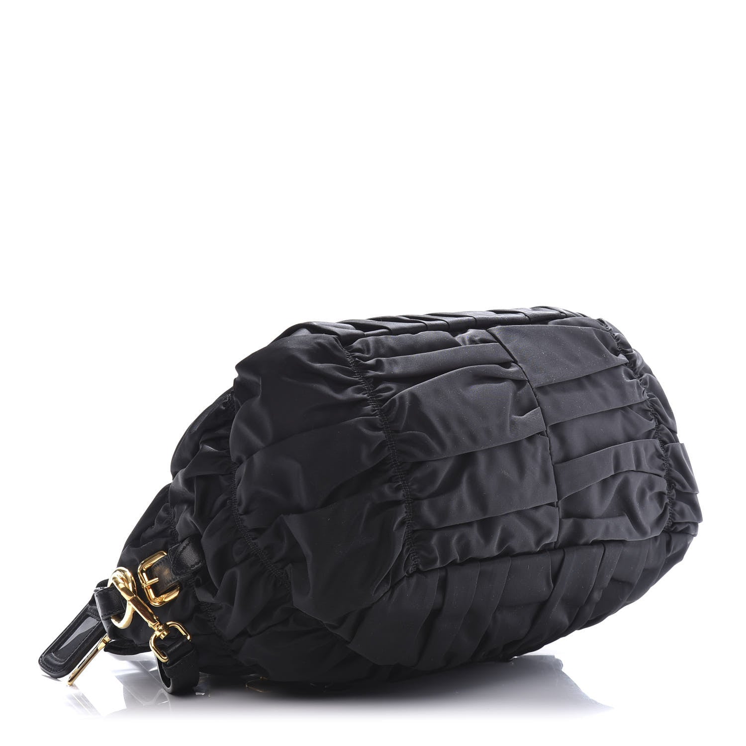 Prada Tessuto Nylon Gaufre Tote Black 4 of 10