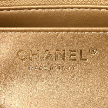 Chanel Lambskin Quilted Mini Rectangular Pearl Crush Flap Grey 6 of 11