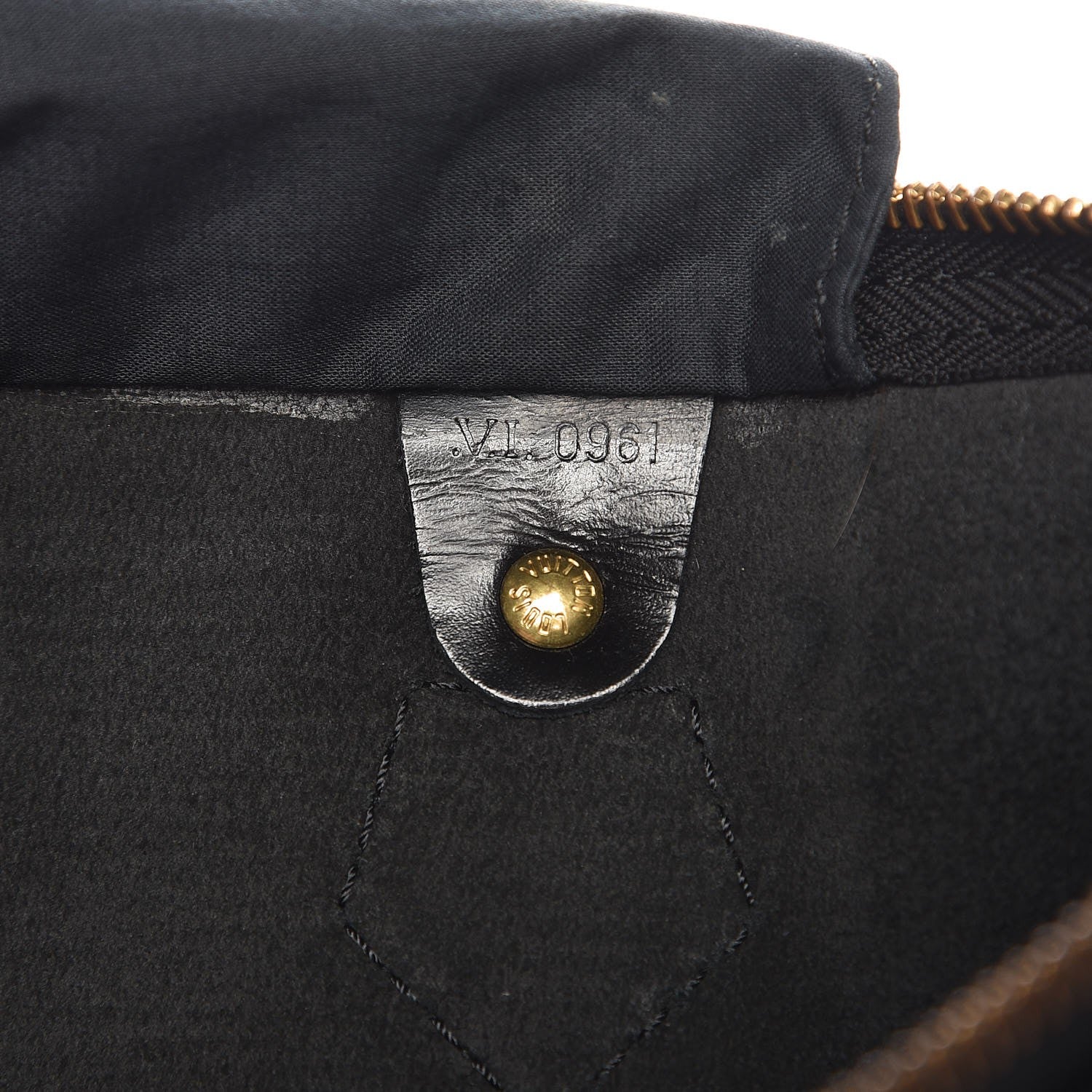 Louis Vuitton Epi Speedy 40 Black 7 of 17