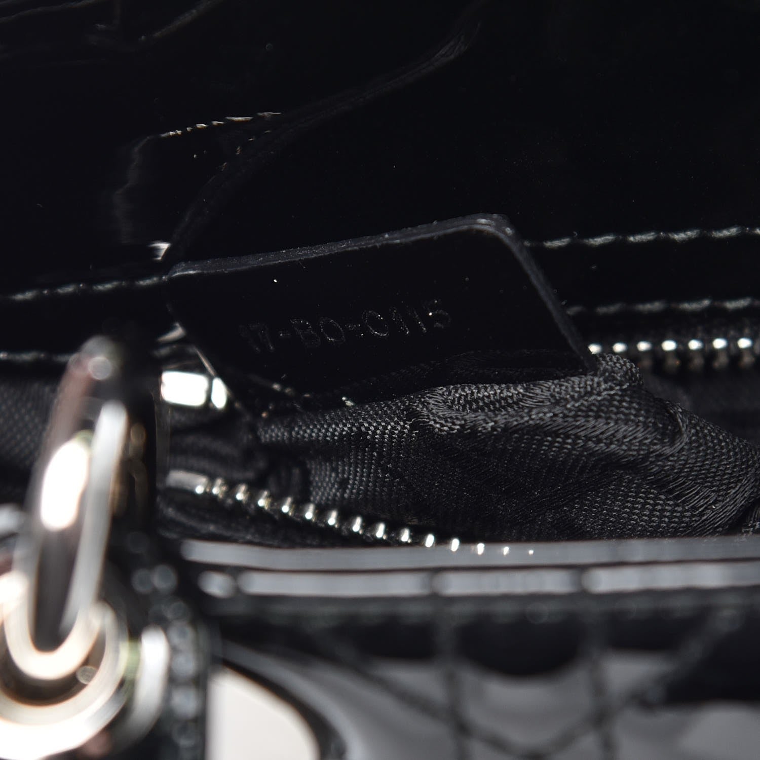 Christian Dior Patent Cannage Mini Lady Dior Black 7 of 8