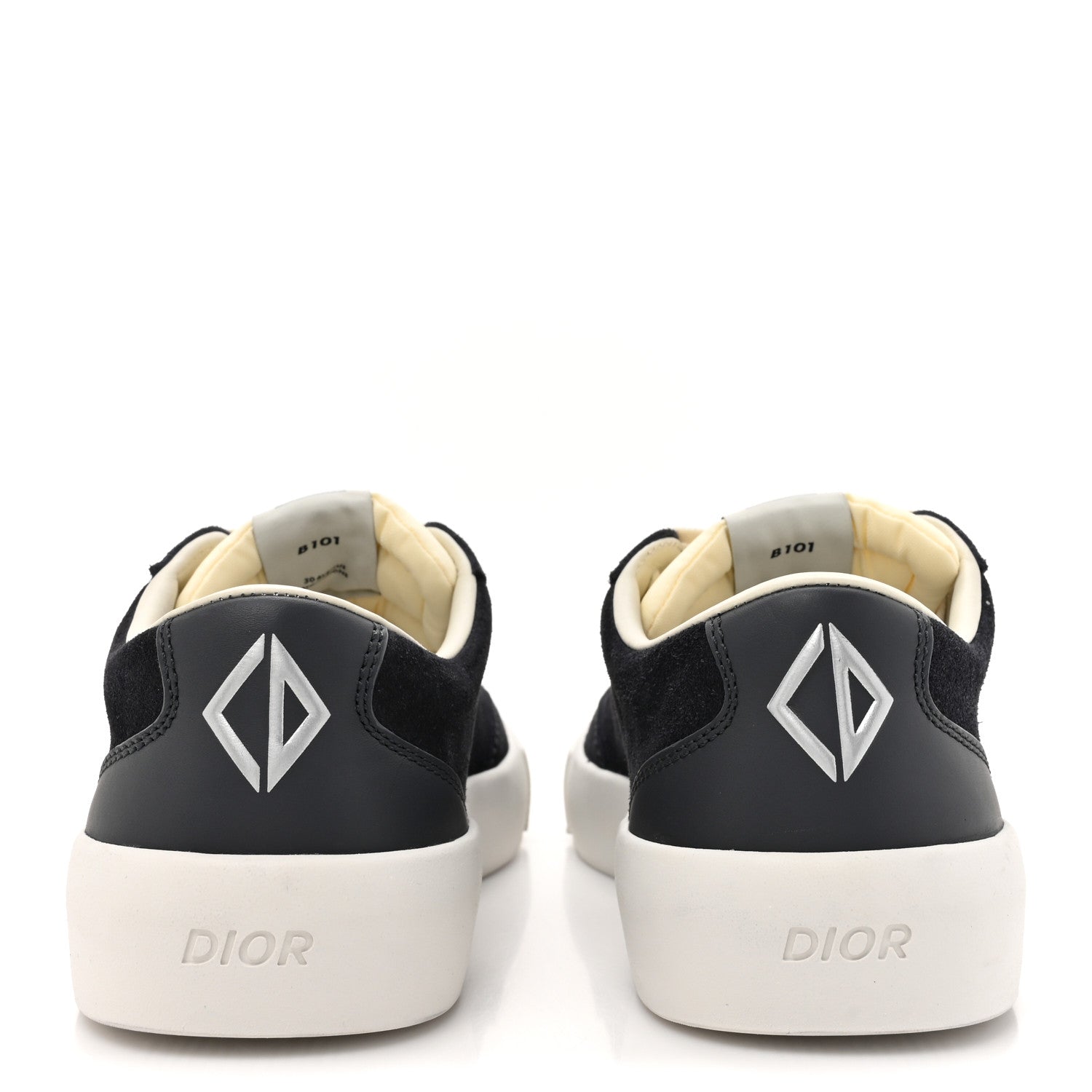 Christian Dior Suede Mens B101 Low Top Sneakers 44 Navy 5 of 10