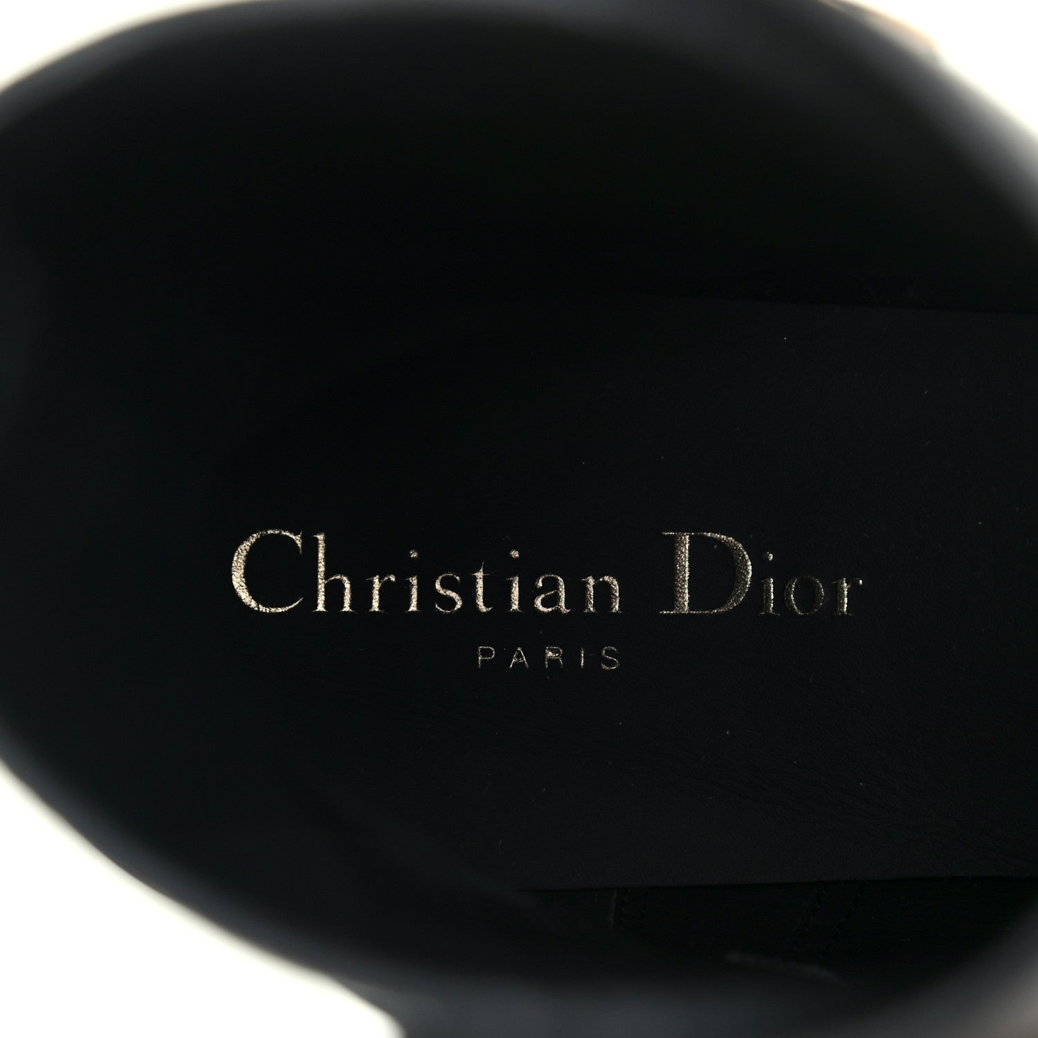 Christian Dior Calfskin Empreinte Ankle Boot 38 Black 7 of 12