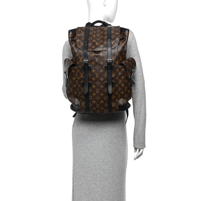 Louis Vuitton Monogram Macassar Christopher PM Backpack 2 of 9