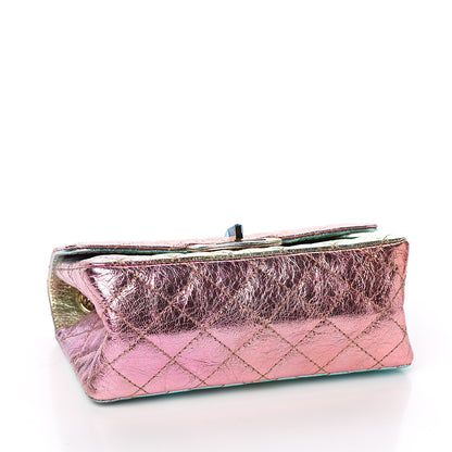 Chanel Metallic Goatskin Quilted Mini 2.55 Reissue Flap Multicolor 3 of 10