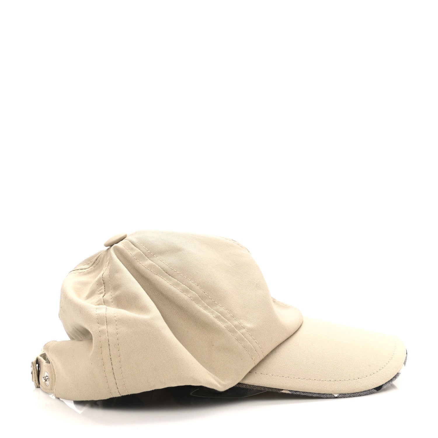 Burberry Cotton Logo Baseball Cap Beige 5 of 8