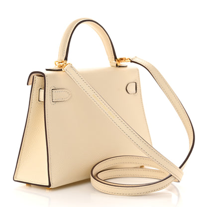 Hermes Epsom Mini Kelly Sellier 20 Nata 3 of 11