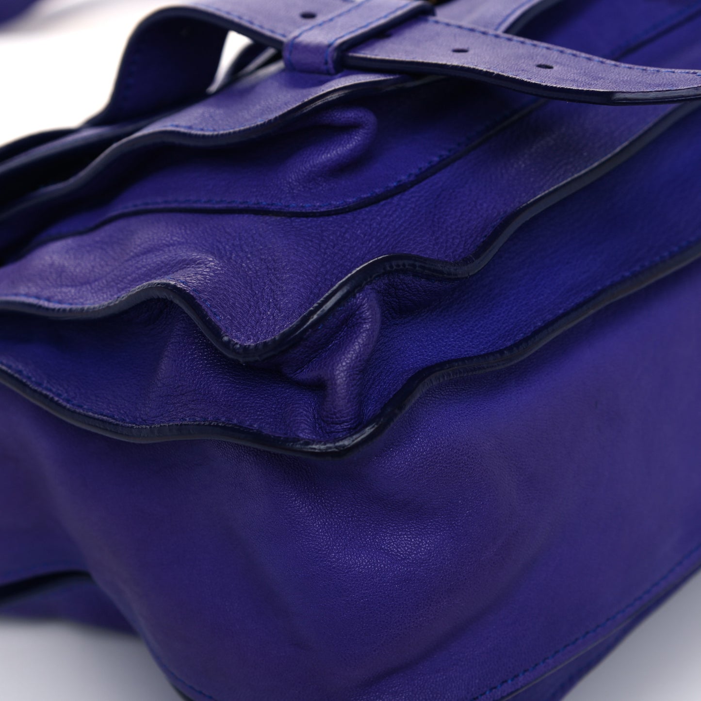 Lambskin Medium PS1 Satchel Purple Rain