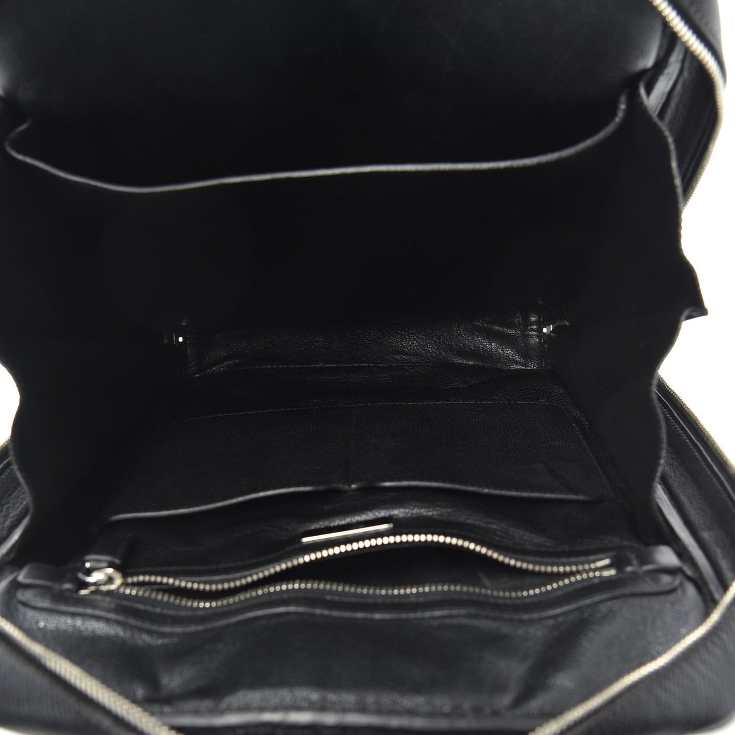 Saffiano Cuir Briefcase Backpack Black