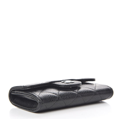 Chanel Caviar Quilted Flap Card Holder Black 4 of 8