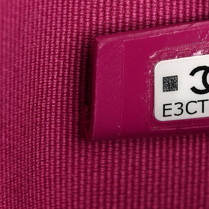 Chanel Caviar Quilted Classic Clutch With Chain Fuchsia 7 of 11