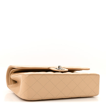 Chanel Caviar Quilted Medium Double Flap Beige 4 of 11