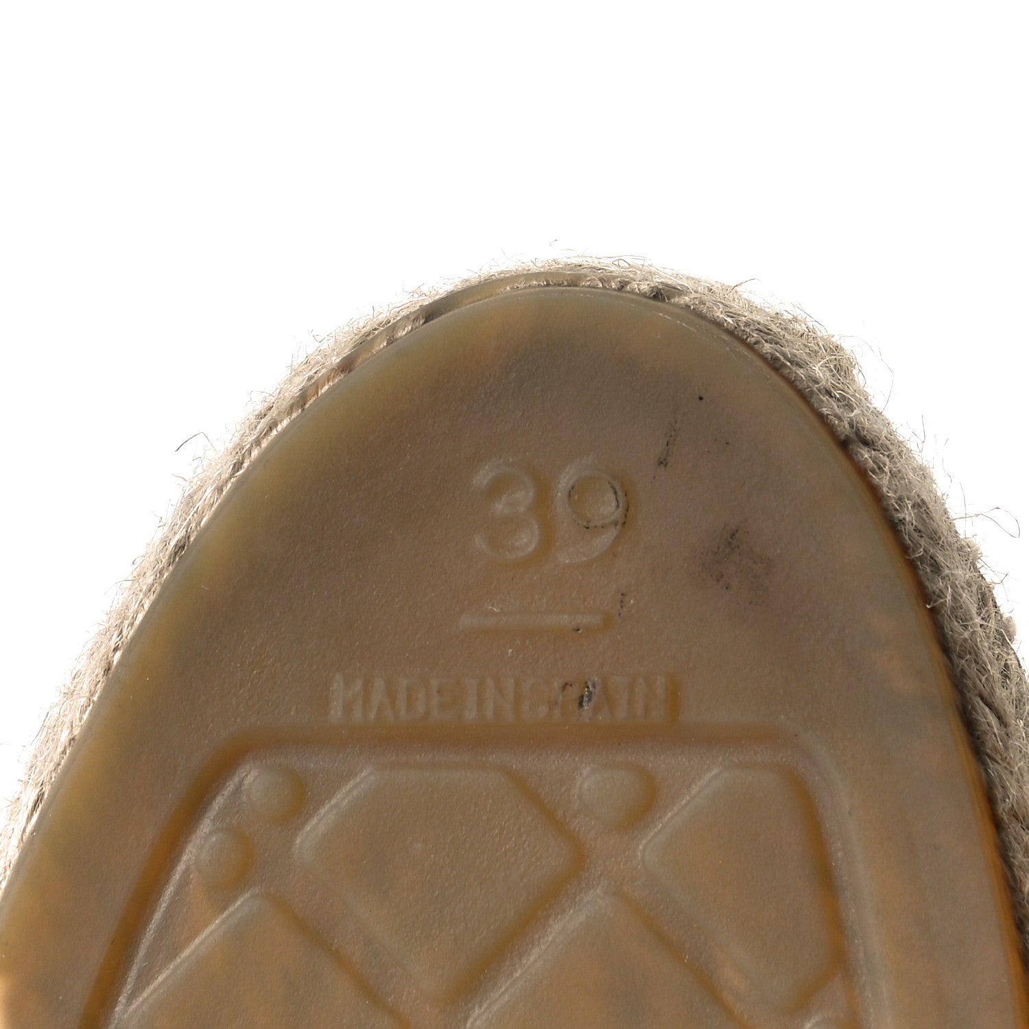 Chanel Calfskin CC Espadrille Mules 39 Light Brown 9 of 9