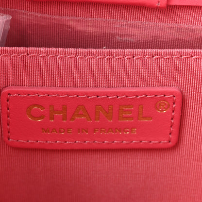 Chanel Calfskin Quilted CC Small Once Upon A Time Tote Pink 6 of 10