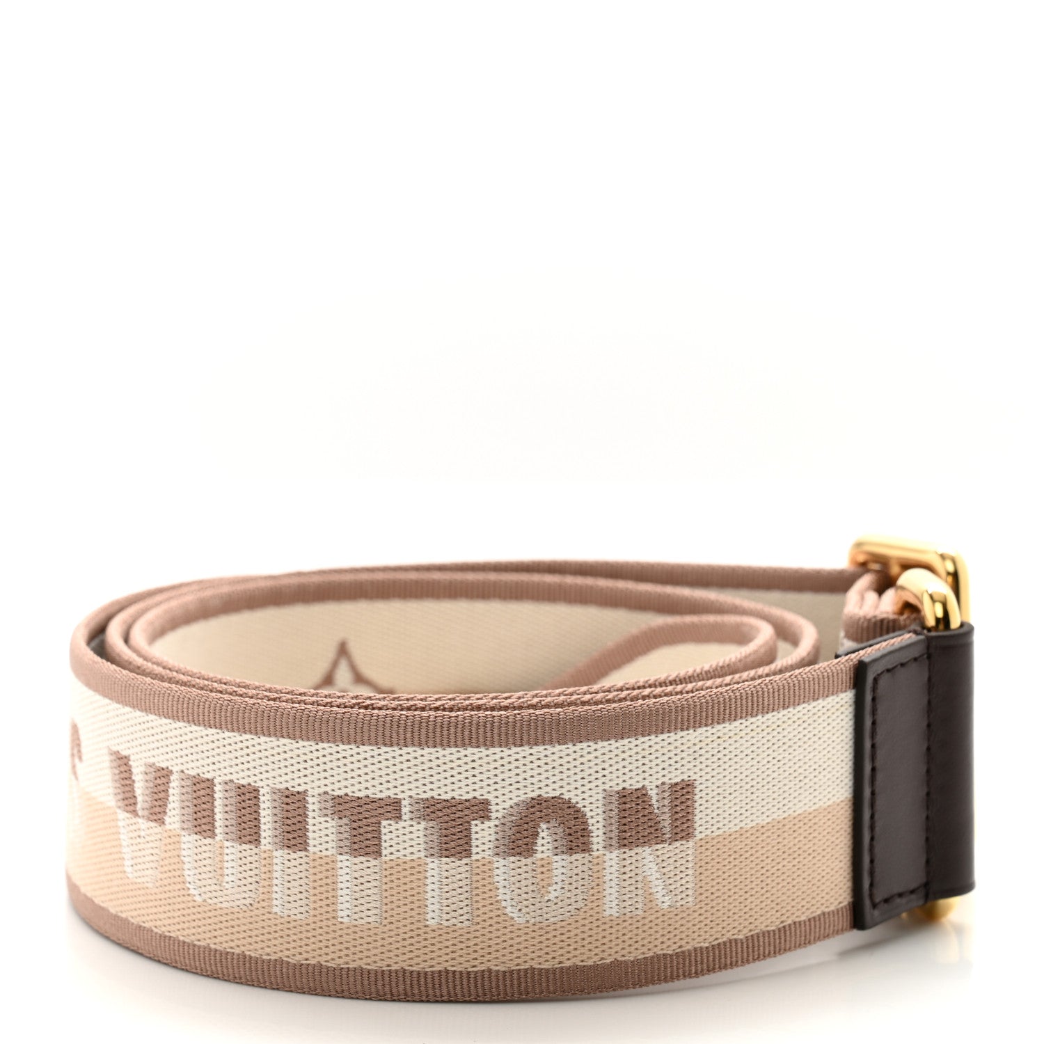Louis Vuitton Jacquard Speedy Bandouliere 20 Shoulder Strap Beige Brown 2 of 3