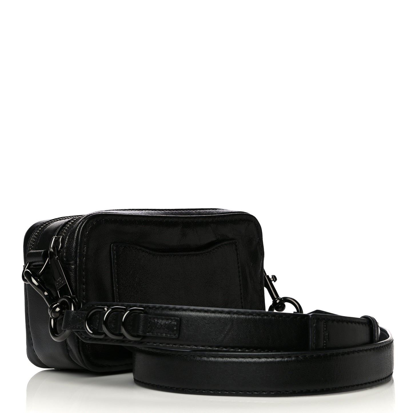Supple Natural Grain Calfskin The Softshot 21 Bag Black