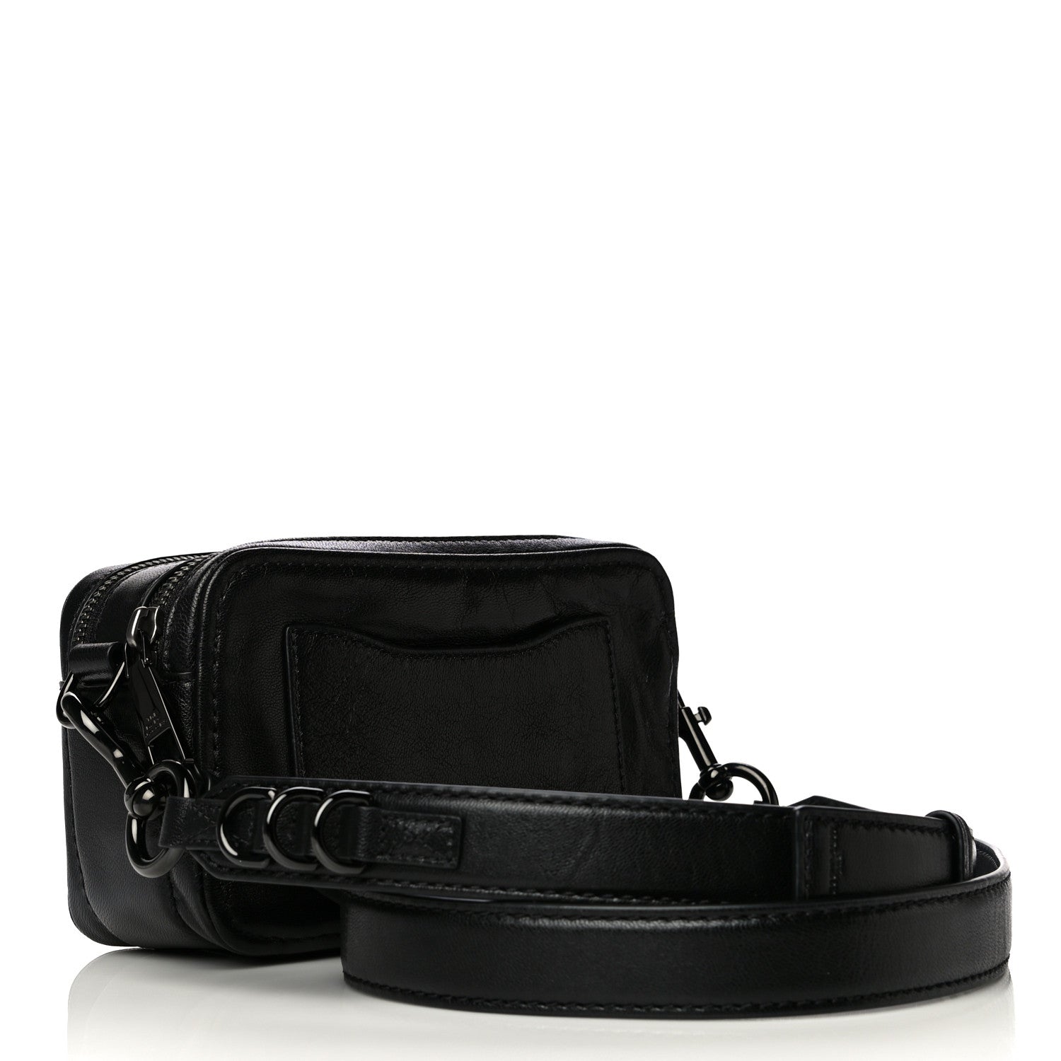 Marc Jacobs Supple Natural Grain Calfskin The Softshot 21 Bag Black 4 of 12