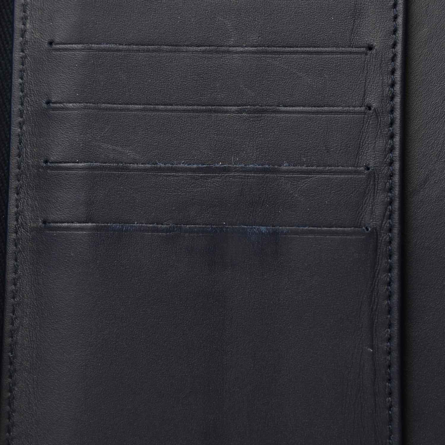 Chanel Caviar Quilted Large Zip Around Organizer Wallet Navy 10 of 12