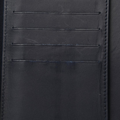 Chanel Caviar Quilted Large Zip Around Organizer Wallet Navy 10 of 12