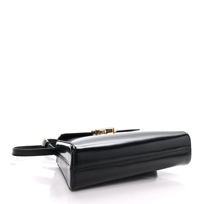 Prada Spazzolato Flap Shoulder Bag Black 4 of 8