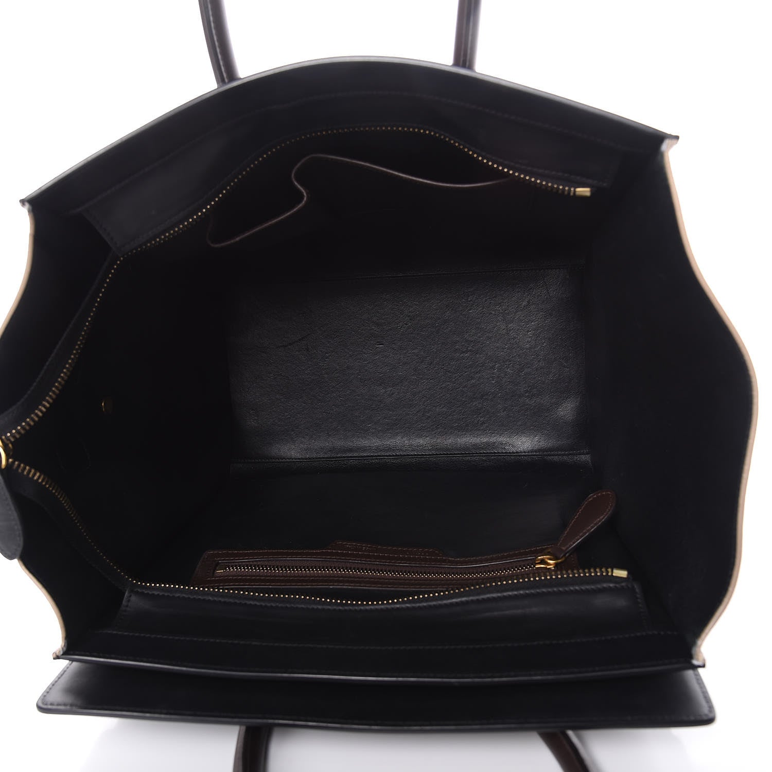 Celine Elephant Calfskin Mini Tri-Color Luggage Indigo 5 of 18