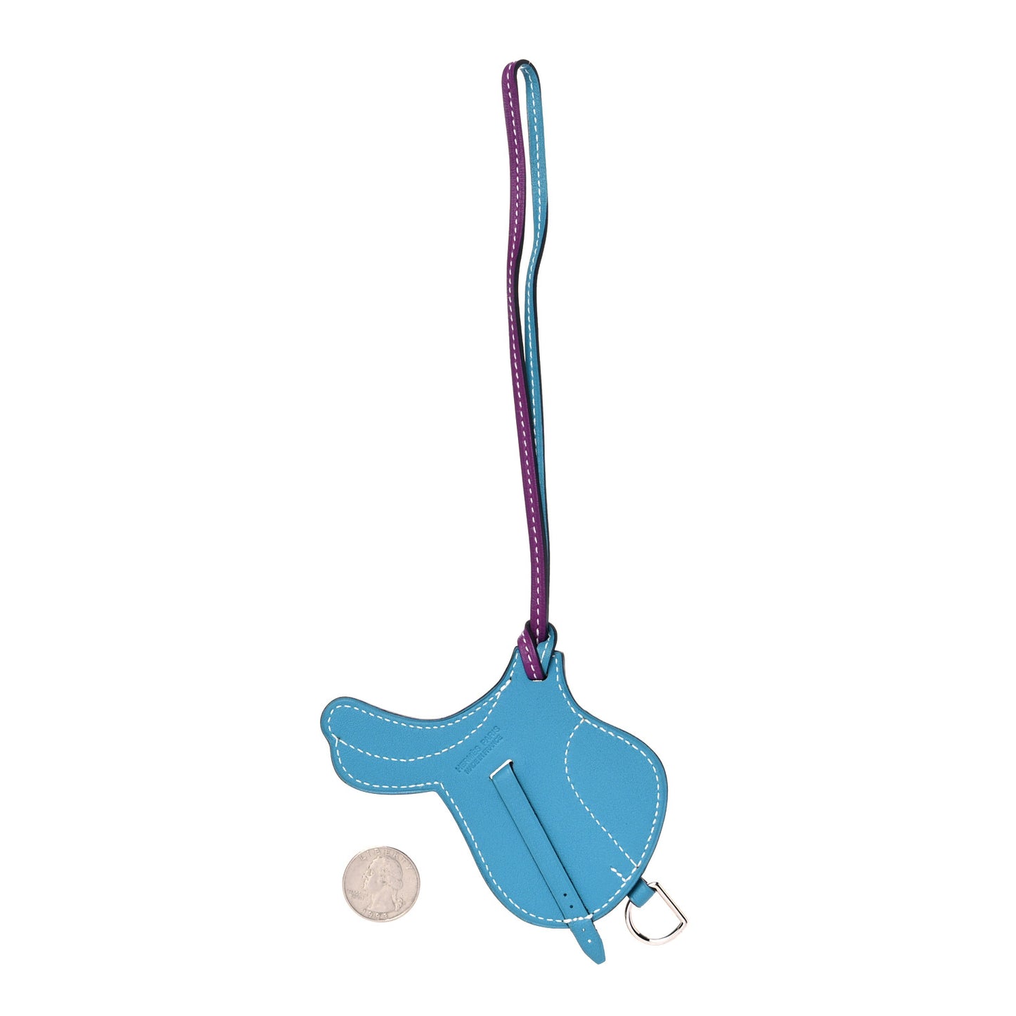 Swift Paddock Selle Horse Saddle Bag Charm Anemone Turquoise