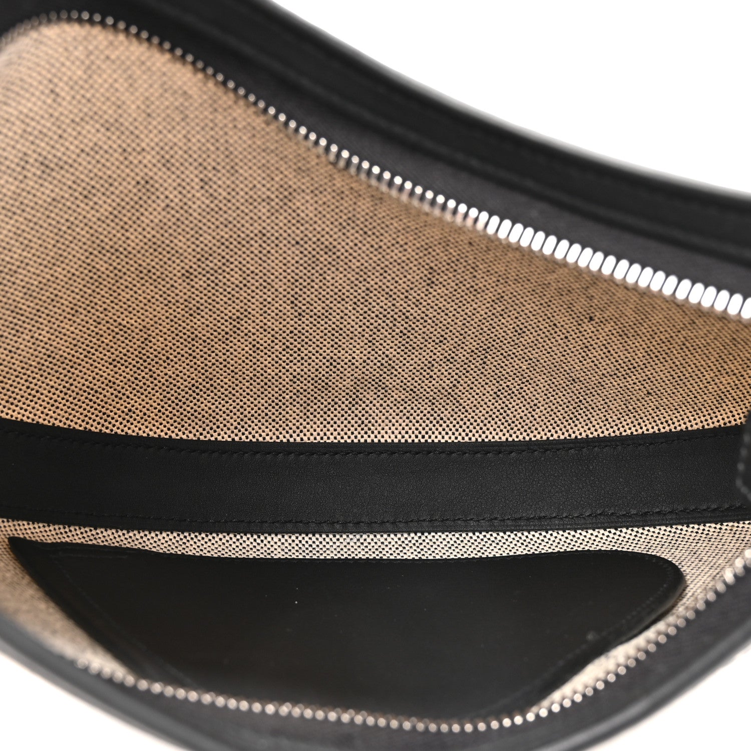 Hermes Canvas Swift P'tit Arcon Ecru Black 5 of 10