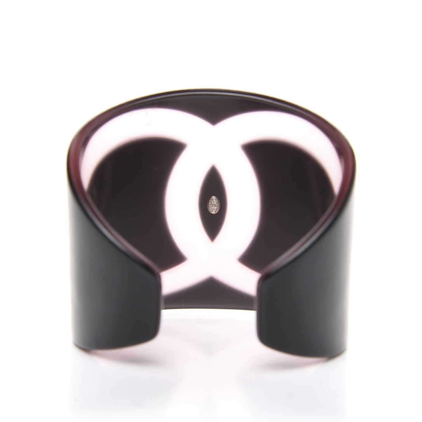 Resin CC Wide Cuff Black Pink