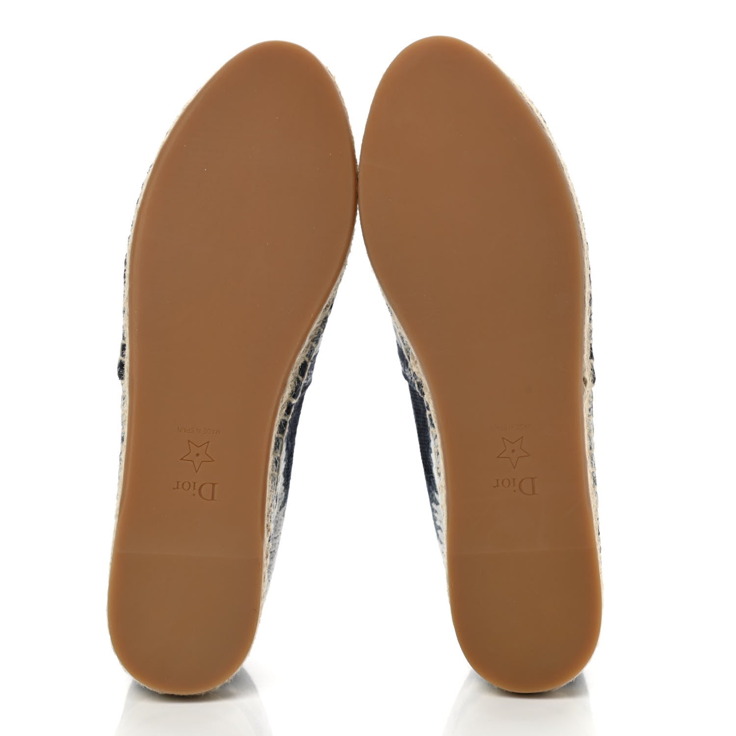 Christian Dior Canvas Tie and Dior Embroidered Granville 15mm Espadrilles 39 Denim 5 of 9