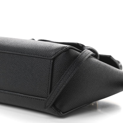 Celine Grained Calfskin Pico Belt Bag Black 9 of 9