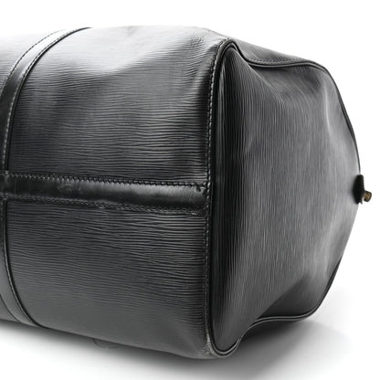 Louis Vuitton Epi Keepall 50 Black 9 of 13