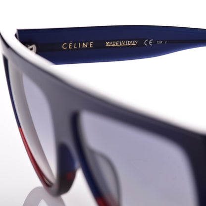 Celine Shadow Sunglasses CL 41026/S Blue Red 6 of 7