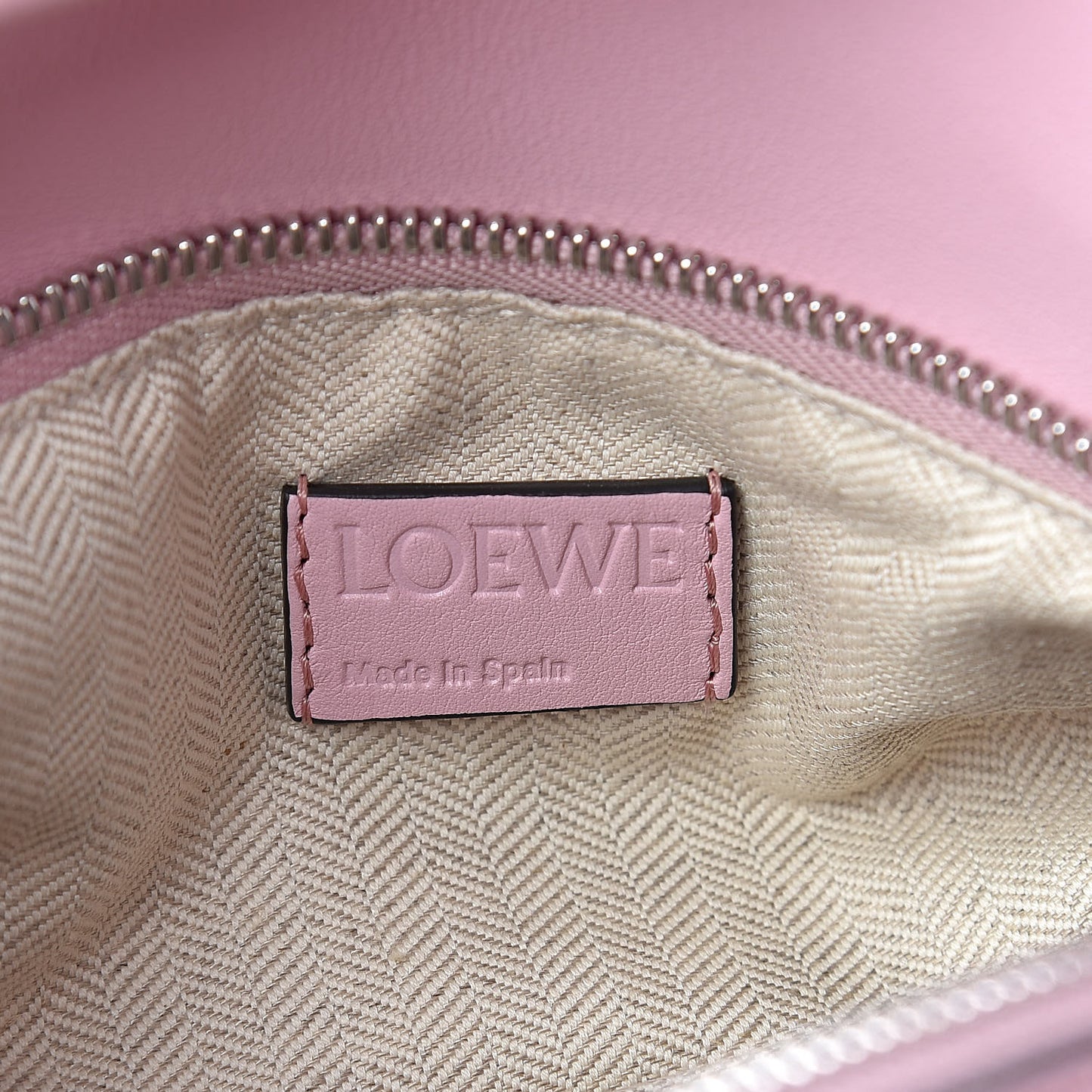 Calfskin Small Puzzle Bag Pastel Pink
