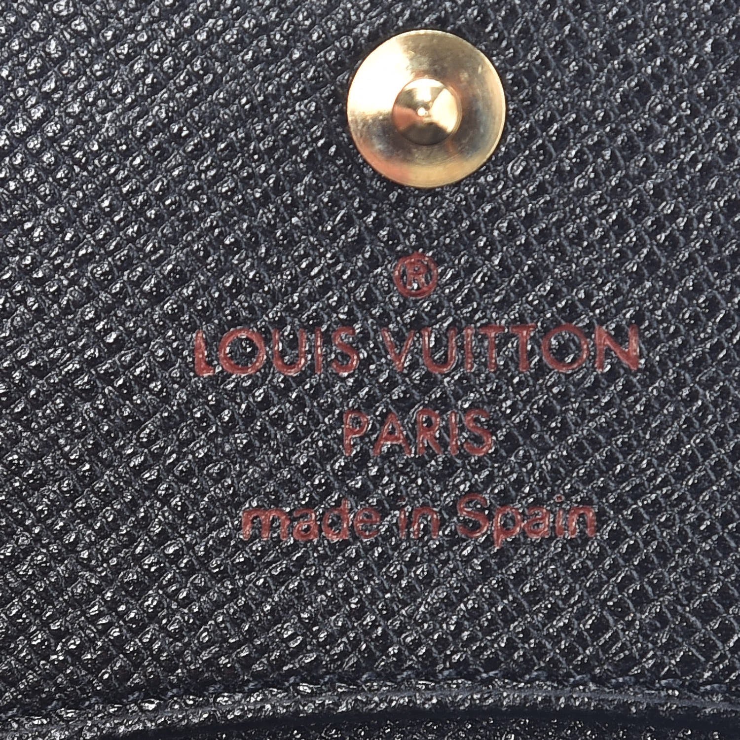Louis Vuitton Epi Porte-Monnaie Simple Coin Purse Black 6 of 7