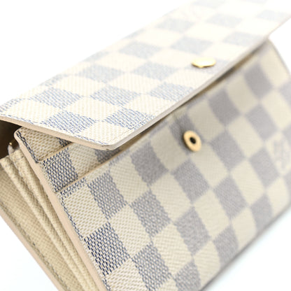 Louis Vuitton Damier Azur Sarah Wallet 12 of 12