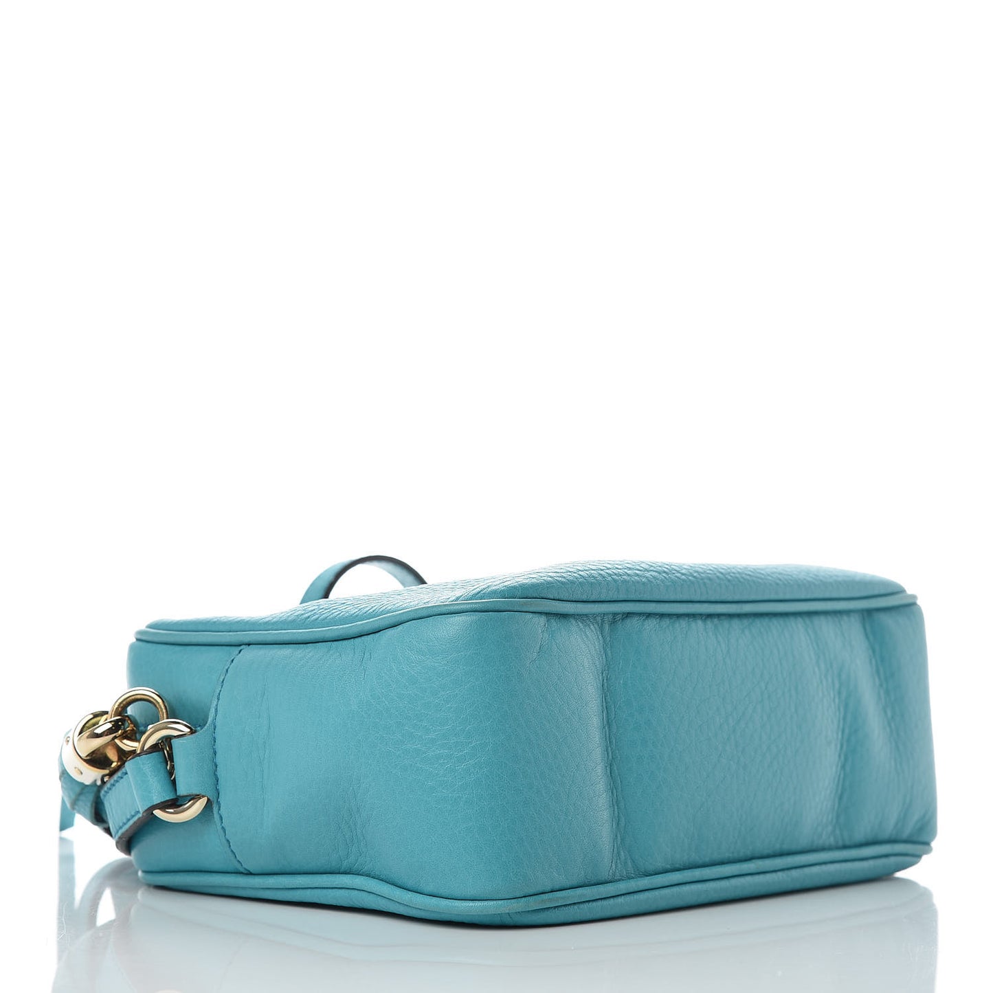 Pebbled Calfskin Small Soho Disco Bag Deep Cobalt