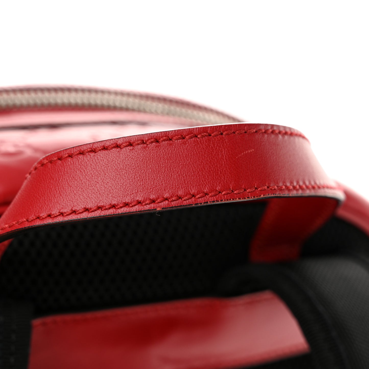 Guccissima Signature Day Backpack Hibiscus Red