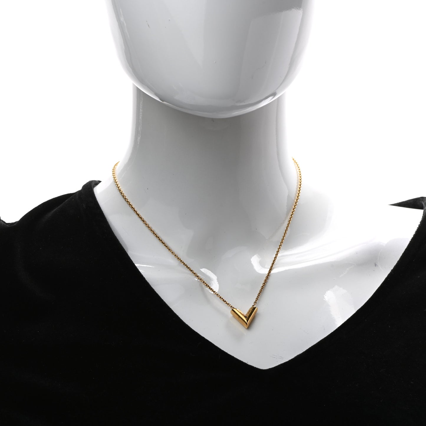 Essential V Necklace Gold