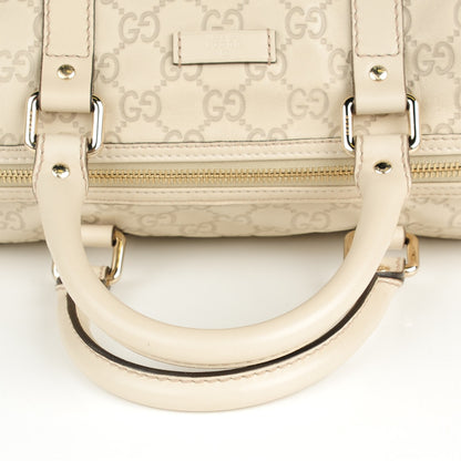 Gucci Guccissima Medium Joy Boston Off White 8 of 8