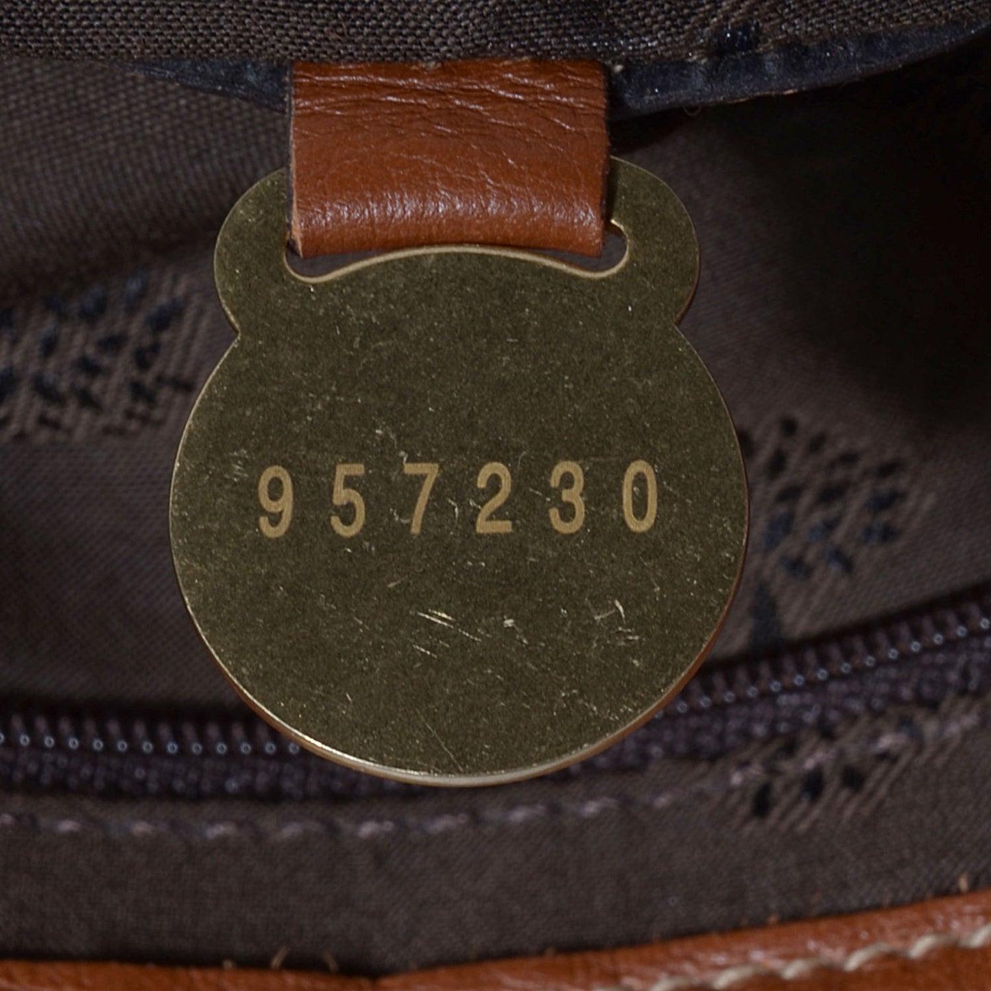 Soft Buffalo Leather Oversized Alexa Oak