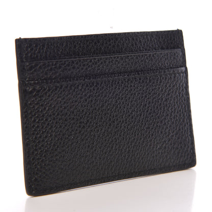 Gucci Grainy Calfskin Zumi Card Holder Black 3 of 6