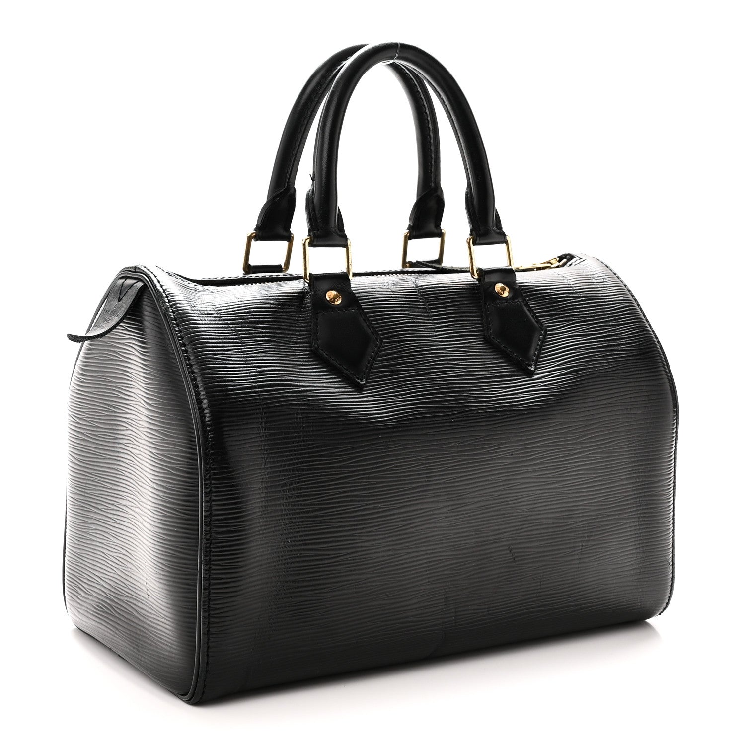 Louis Vuitton Epi Speedy 25 Black Black 3 of 10