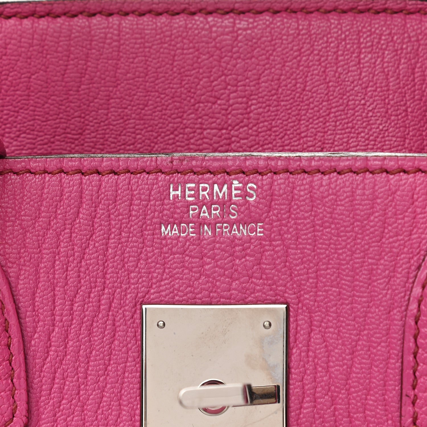 Hermes Chevre de Coromandel HAC Birkin 32 Fuchsia 933604
